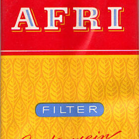 Afri Zigarettenpackung aus dem Jahre 1960
