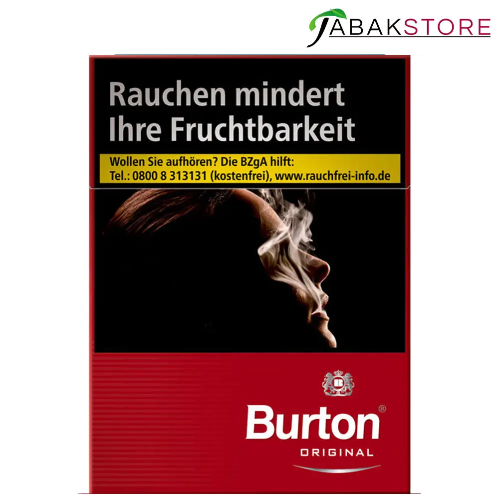 Burton Red XXL Zigaretten 8,00€
