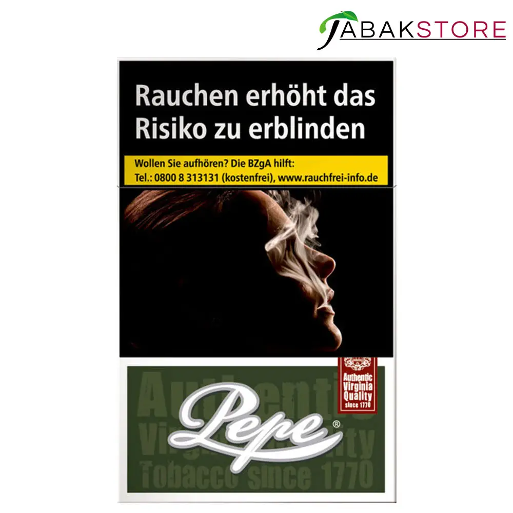 Pepe Dark Green 7,50 Euro | 20 Zigaretten