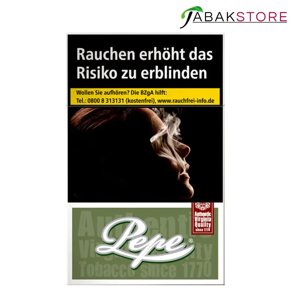 Pepe Rich Green 7,50 Euro | 20 Zigaretten