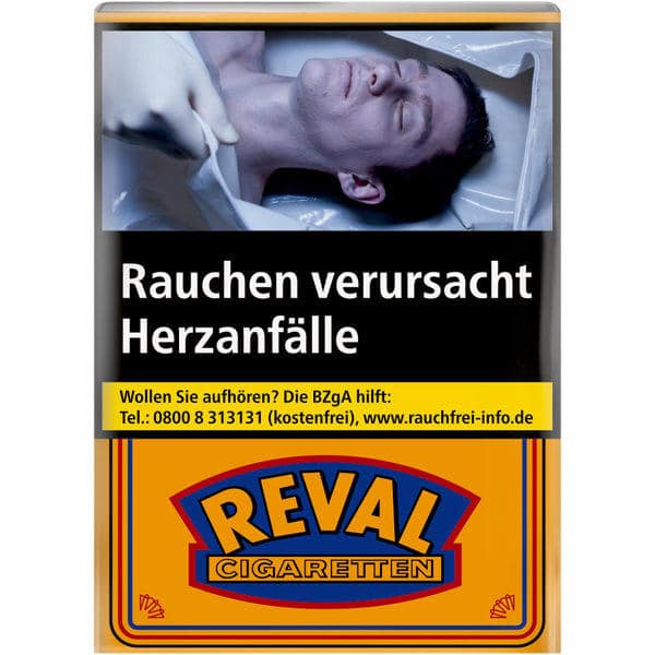 Reval Zigaretten 8,90 Euro | 20 Zigaretten ohne Filter