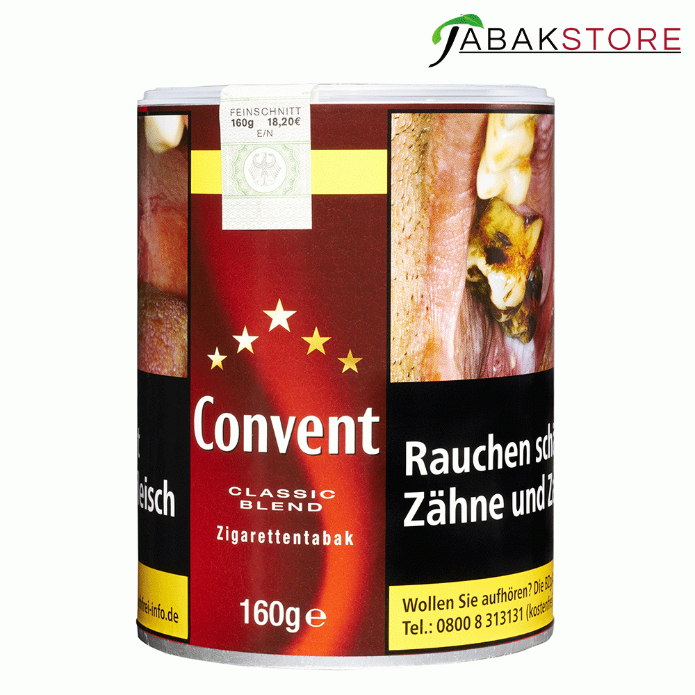 Convent Red 22,20 Euro | 160g Zigarettentabak
