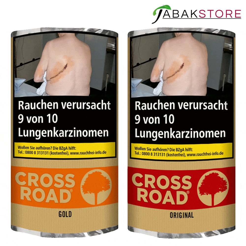 Crossroad Drehtabak | Original | Gold | Online Kaufen Im Tabakstore