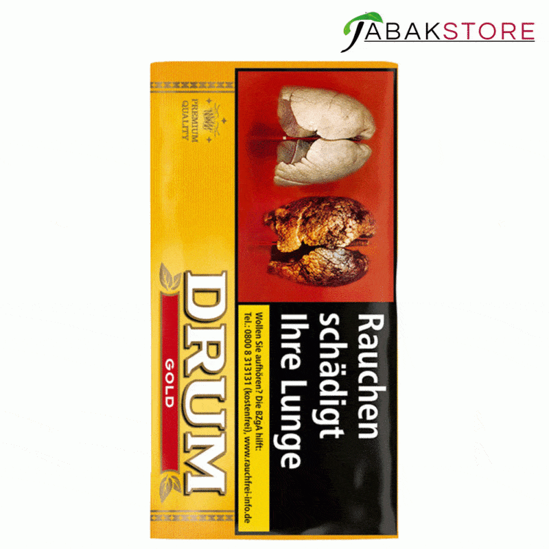 Drum Drehtabak in Gold mit 30 gr. Inhalt