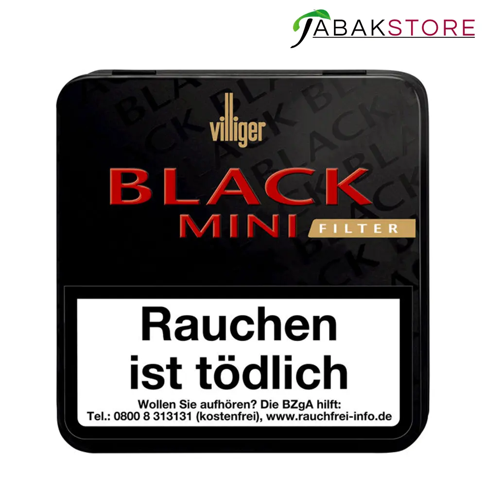 Villiger Black Mini Sumatra Filter 5,50 Euro | 20 Zigarillos