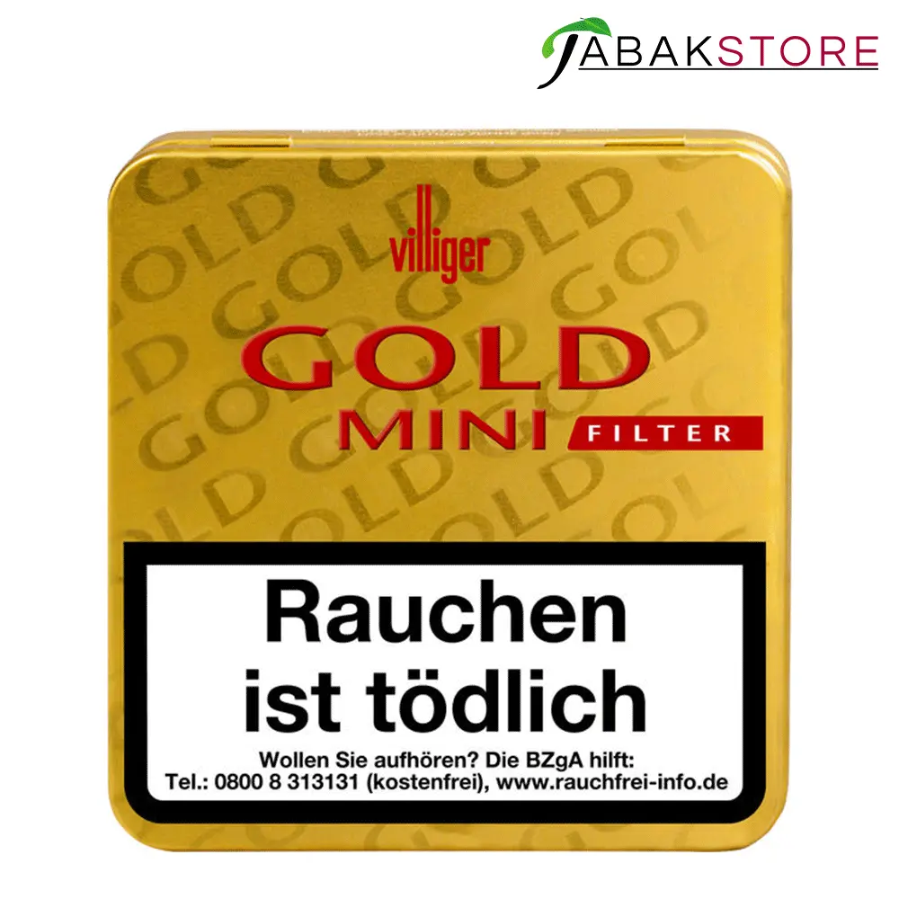 Villiger Gold Mini Filter 5,50 Euro | 20 Zigarillos