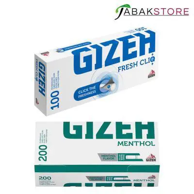 Gizeh Filter Tubes Fresh Cliq Mint 100 Pack, Buy Online