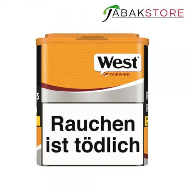 West Yellow Tabak Dose 12,50€