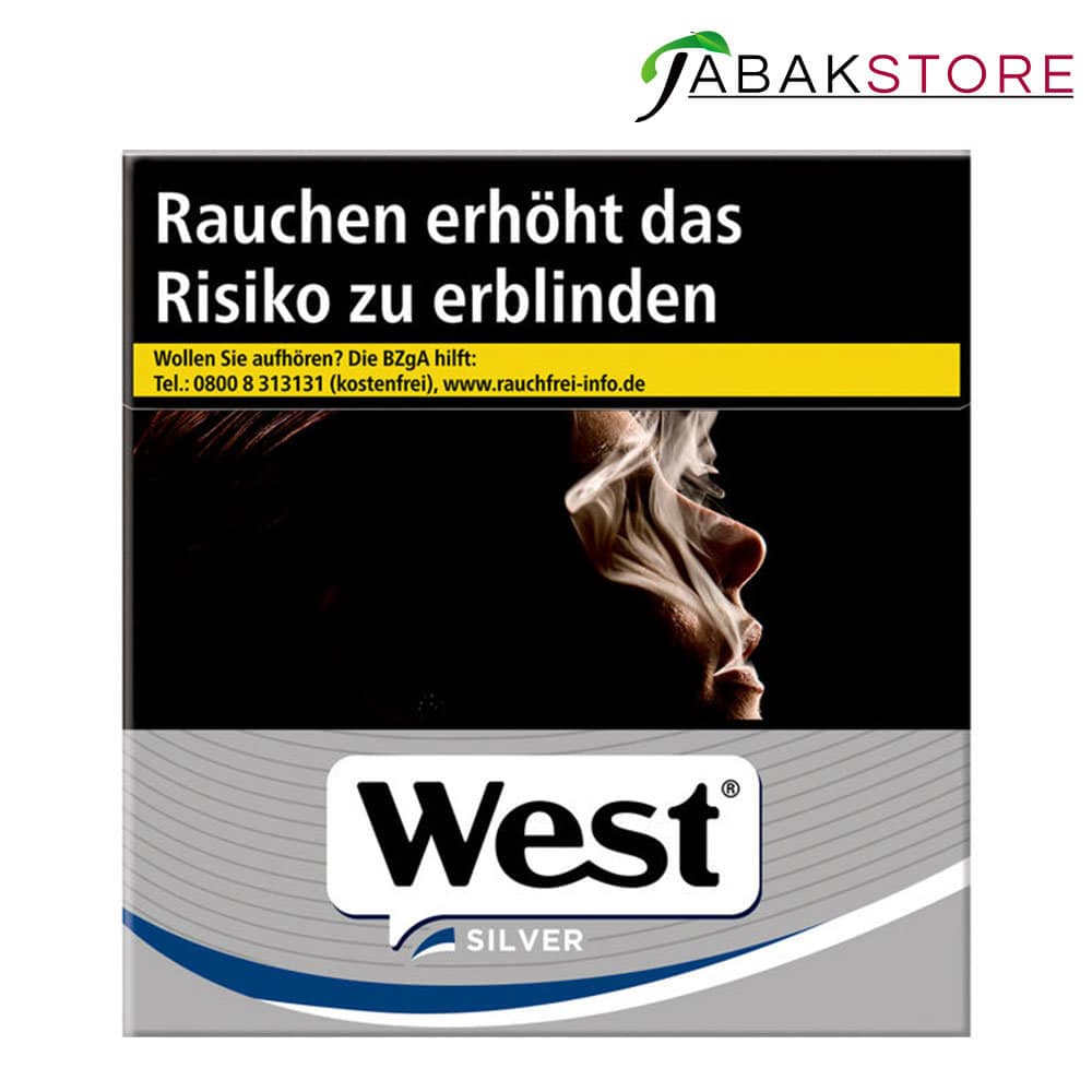 West Silver Zigaretten zu 14,00€ kaufen Online im Tabakstore