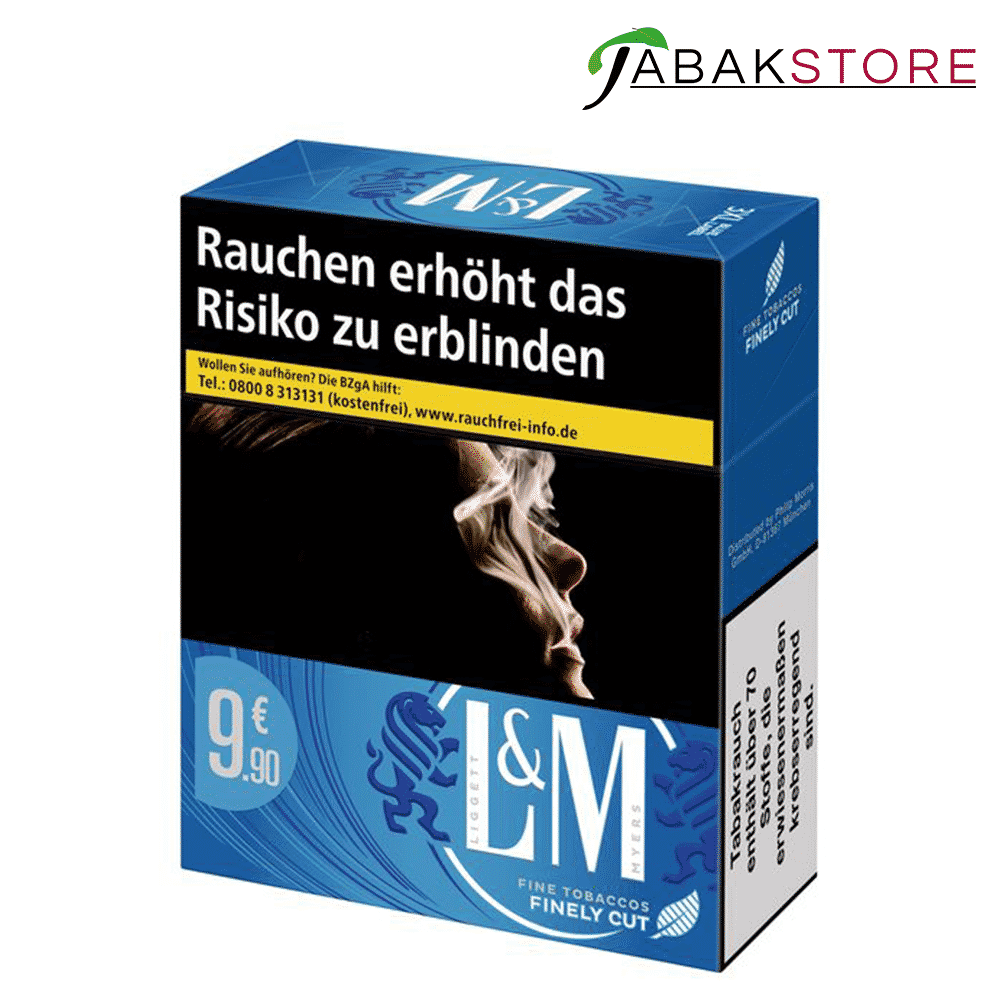 L&M Blue zu 10,00 Euro 27 Zigaretten Online kaufen