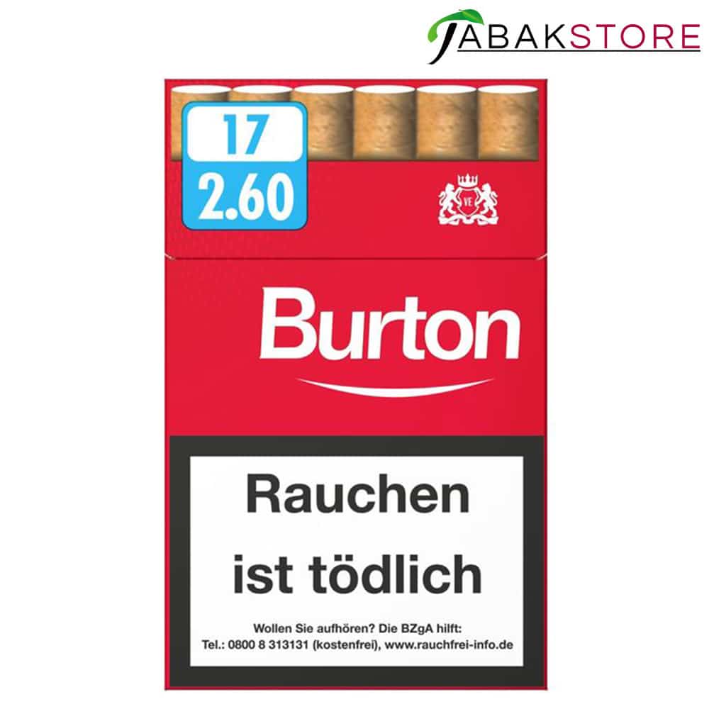 Burton Red 2,60 Euro | 17 Zigarillos