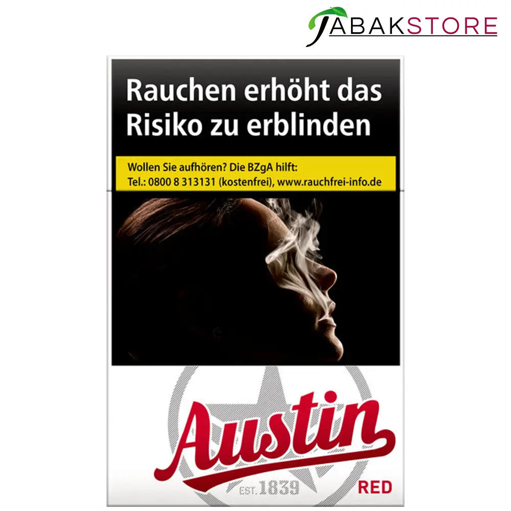 Austin Red 6,30 Euro | 20 Zigaretten