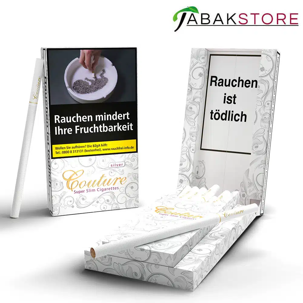 Couture Slims Silver 7,20 Euro | 20 Zigaretten
