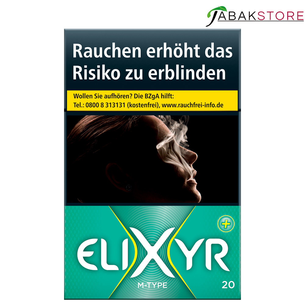 Elixyr Green Plus 7,00 Euro | 20 Zigaretten