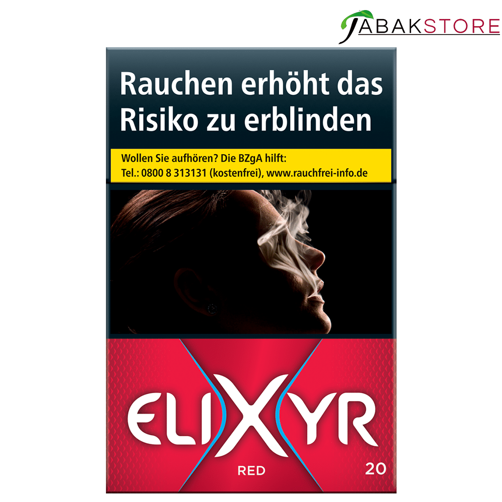 Elixyr Red 7,00 Euro | 20 Zigaretten