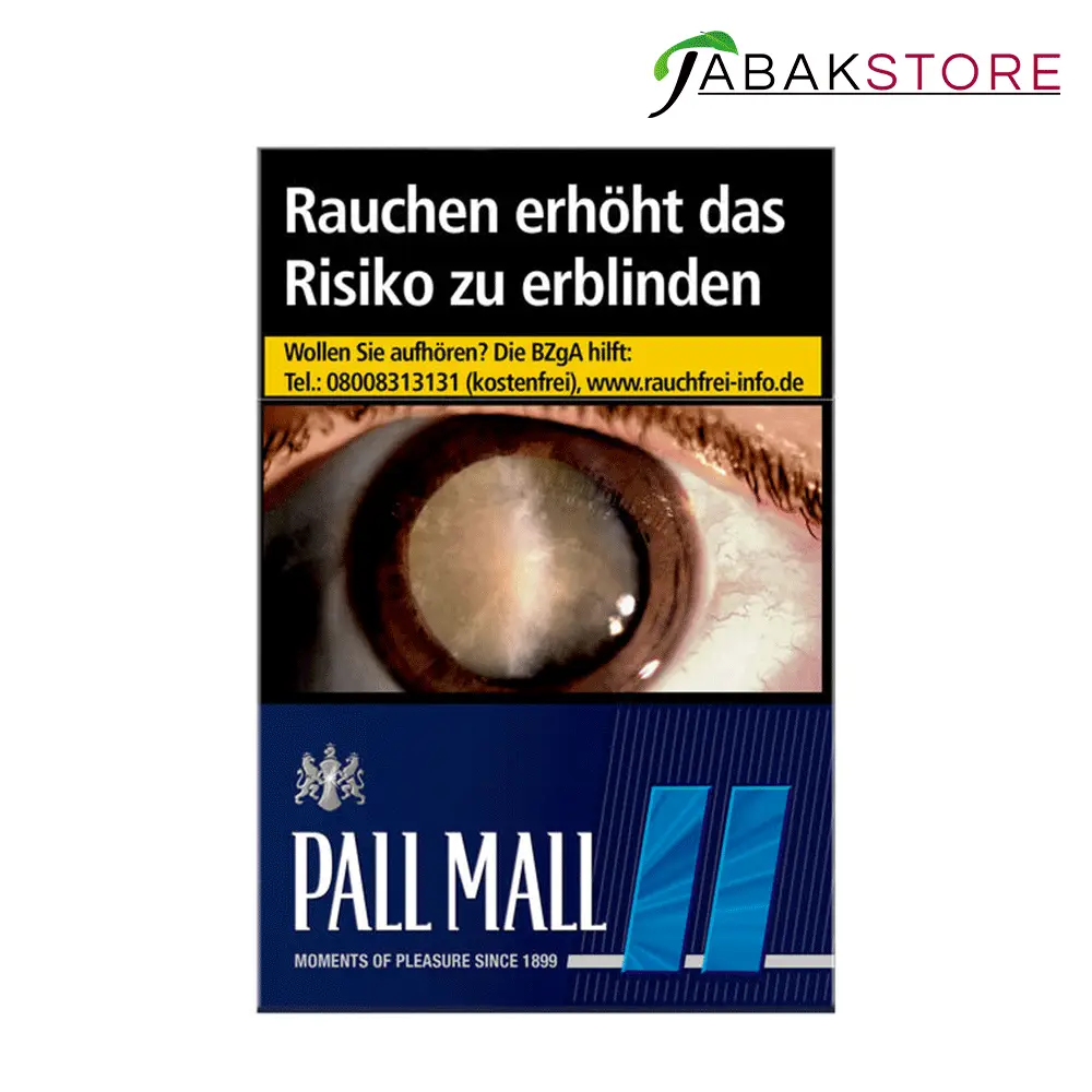 Pall Mall Blue 8 Euro | 20 Zigaretten