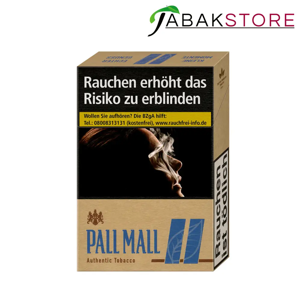 Pall Mall Authentic Blue 8,00 Euro | 20 Zigaretten