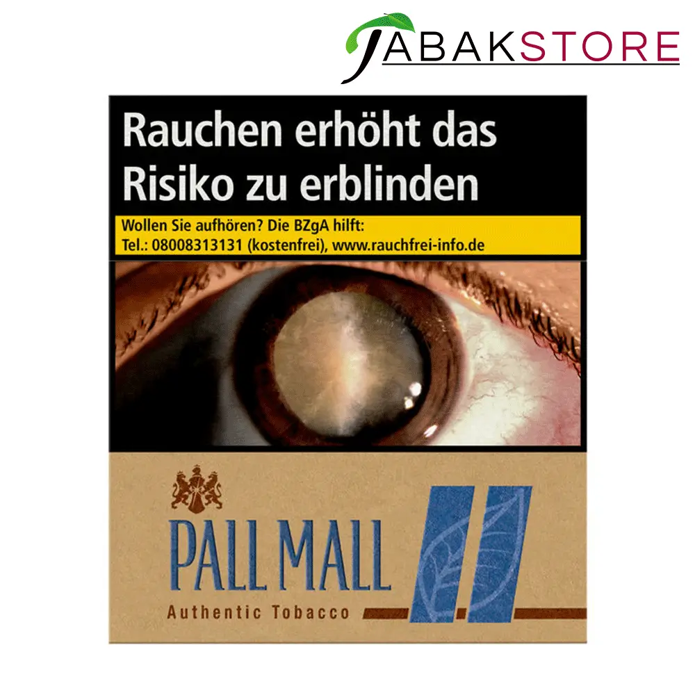 Pall Mall Authentic Blue 12,00 Euro | 33 Zigaretten