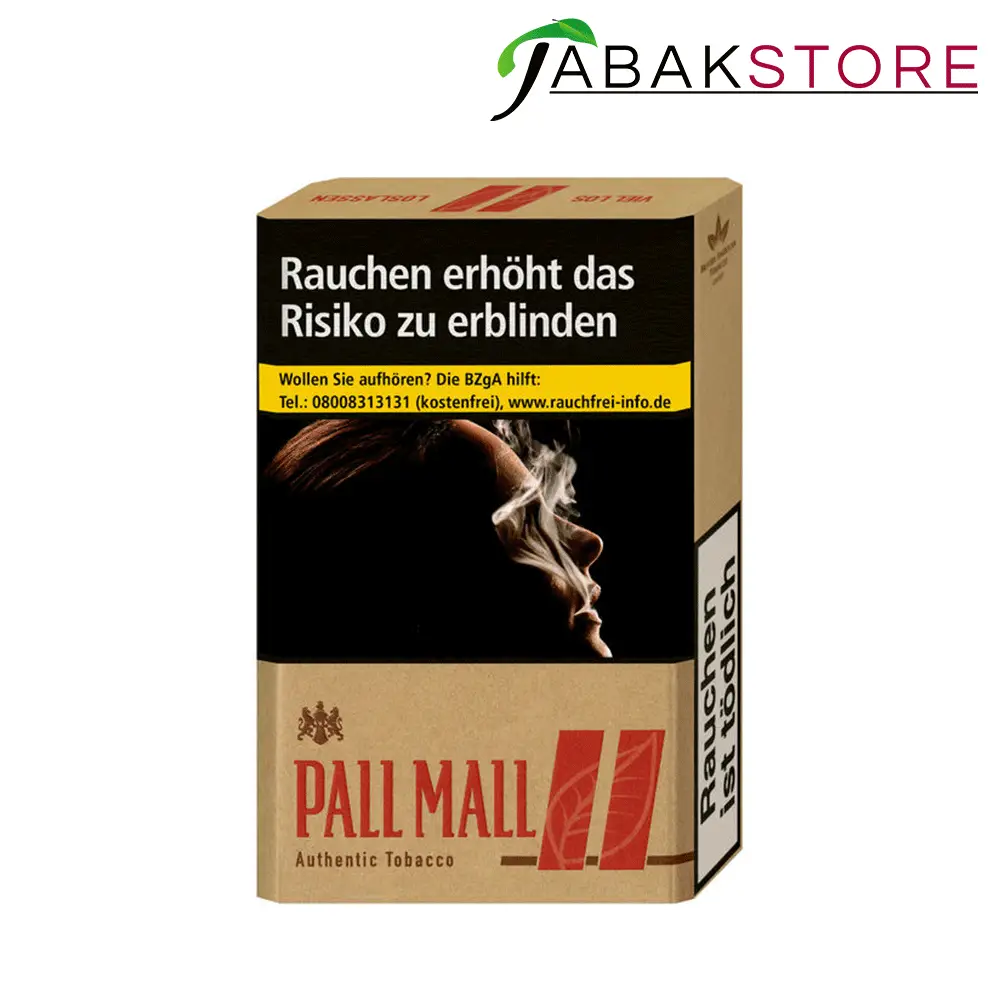 Pall Mall Authentic Red 8,00 Euro | 20 Zigaretten