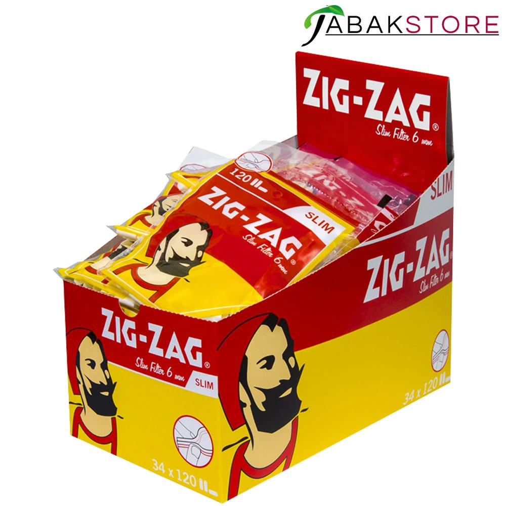 Zig Zag Slim Filter, By OCB, 1,10 Euro ab nur 0,90€