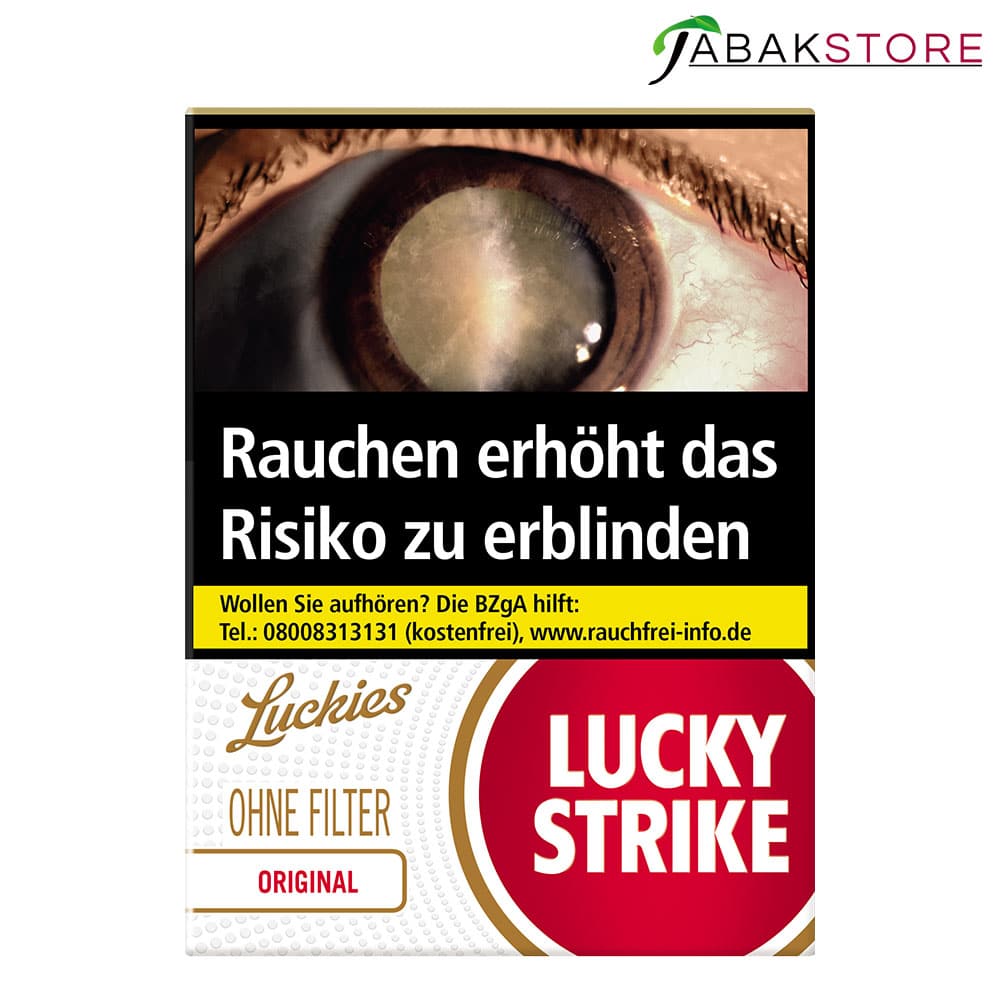 Lucky Strike ohne Filter Zigaretten online kaufen im Zigarettenshop