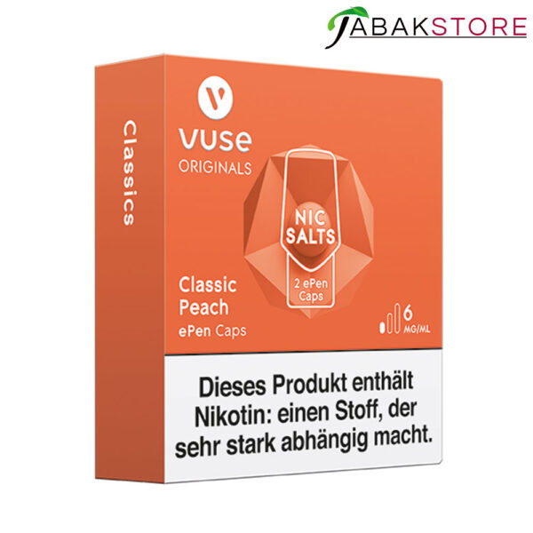 Vuse-epen-caps-classic-peach-6-mg-links-seitlich
