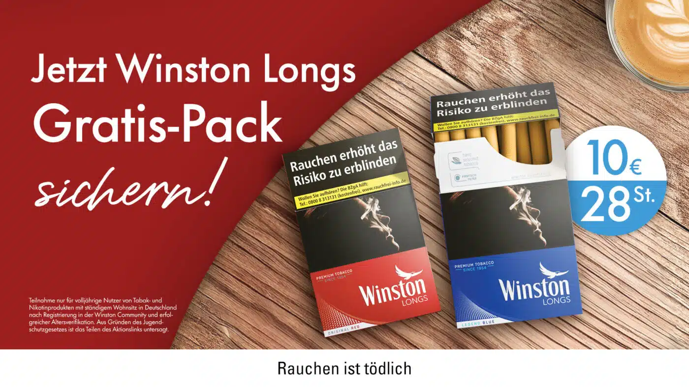 Gratis Winston Zigaretten Long