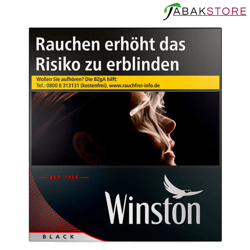 Winston Black 15,00 Euro | 43 Zigaretten
