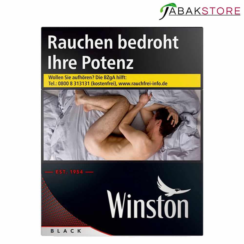 Winston Black 10,00 Euro | 26 Zigaretten