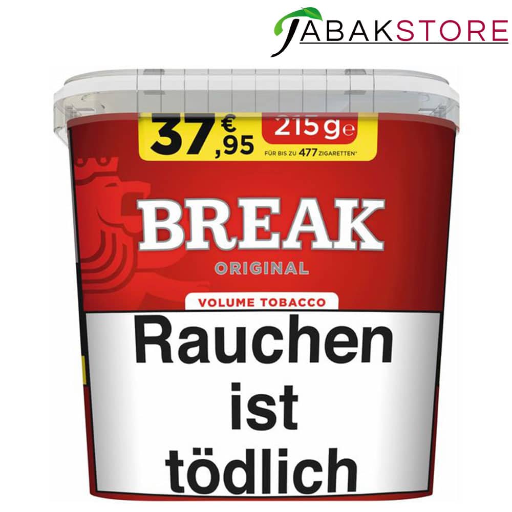 Break Red 37,95 Euro | 215g Volumentabak