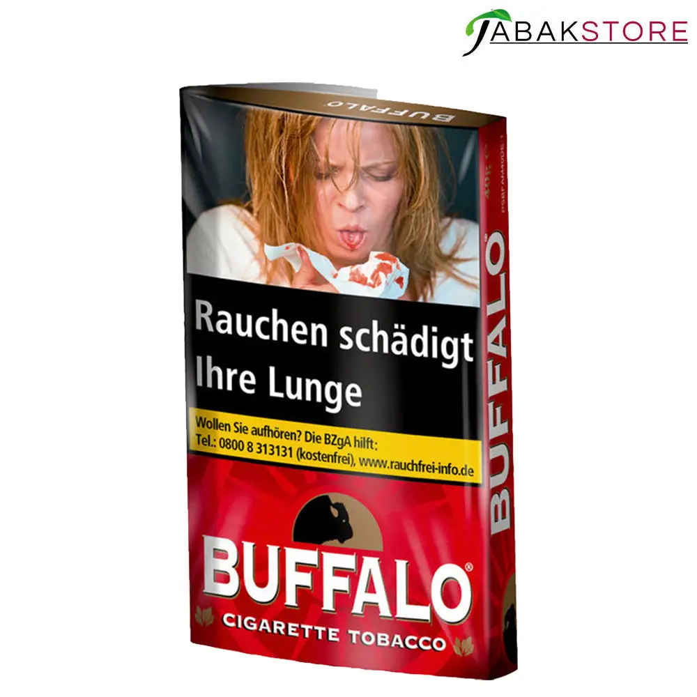 Buffalo Red 15 x 140g mit Asch ✔️ in deiner Tabak Welt