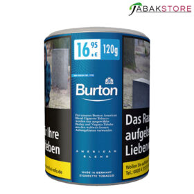 Burton Blue Zigarettentabak mit 120 gr. Inhalt zu 16,95 Euro