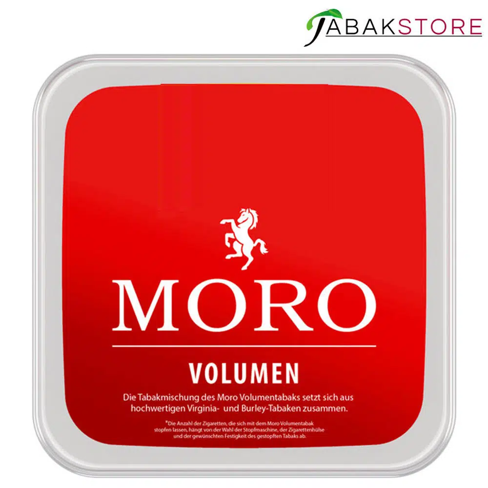 Moro Rot – Volumentabak 155g 27,95€
