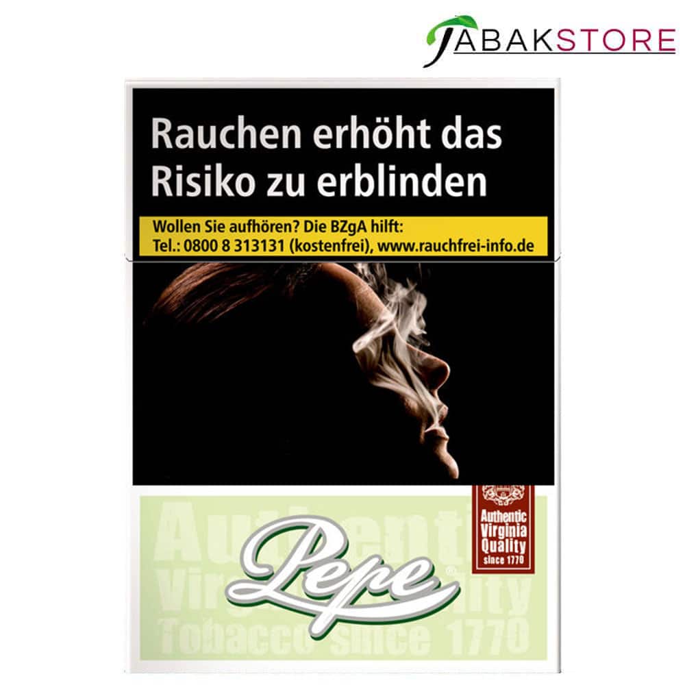 Pepe Zigaretten Bright Green XXXL 13,00 Euro