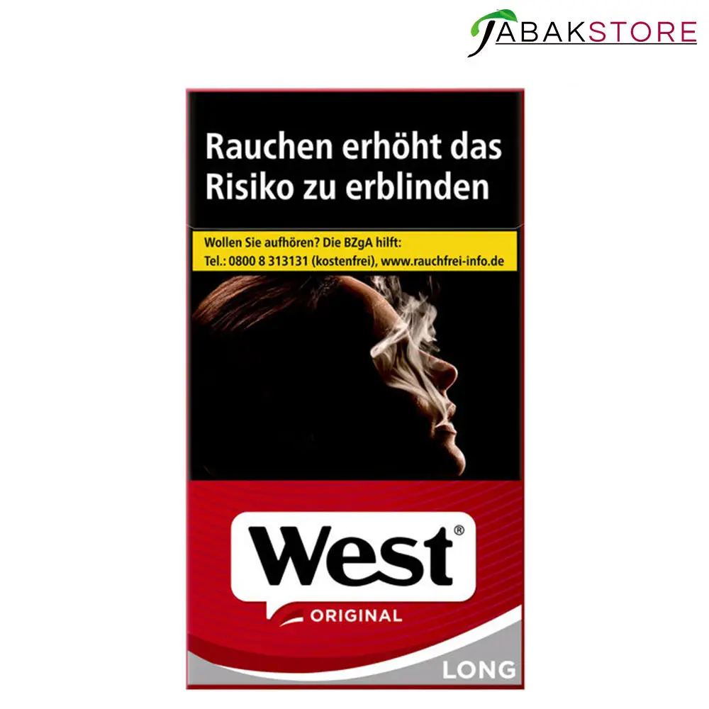 West Red Long 8 Euro | 20 Zigaretten