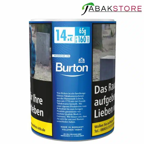 burton-blau-tabak-dose-40-euro-65g