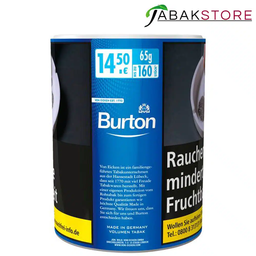 Burton Blue 14,50 Euro | 65g Volumentabak