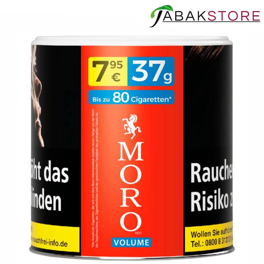 Moro Rot Volumentabak 37g Dose 7,95€