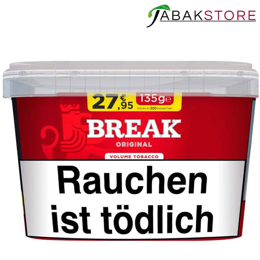 Break Red 27,95 Euro | 135g Volumentabak