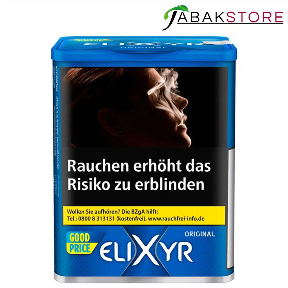 Elixyr Blue 18,95 Euro | 102g Zigarettentabak