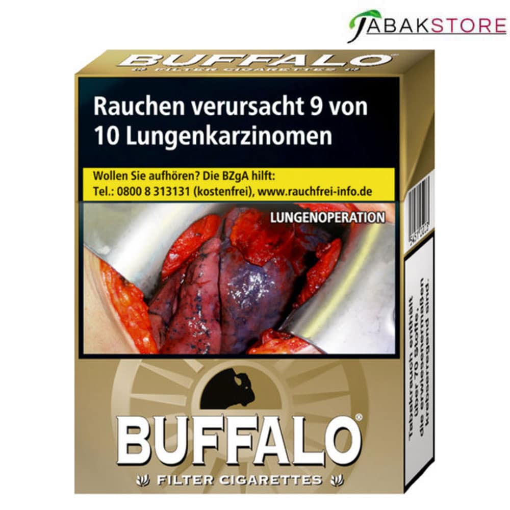 Buffalo Gold 6,35 Euro | 23 Zigaretten