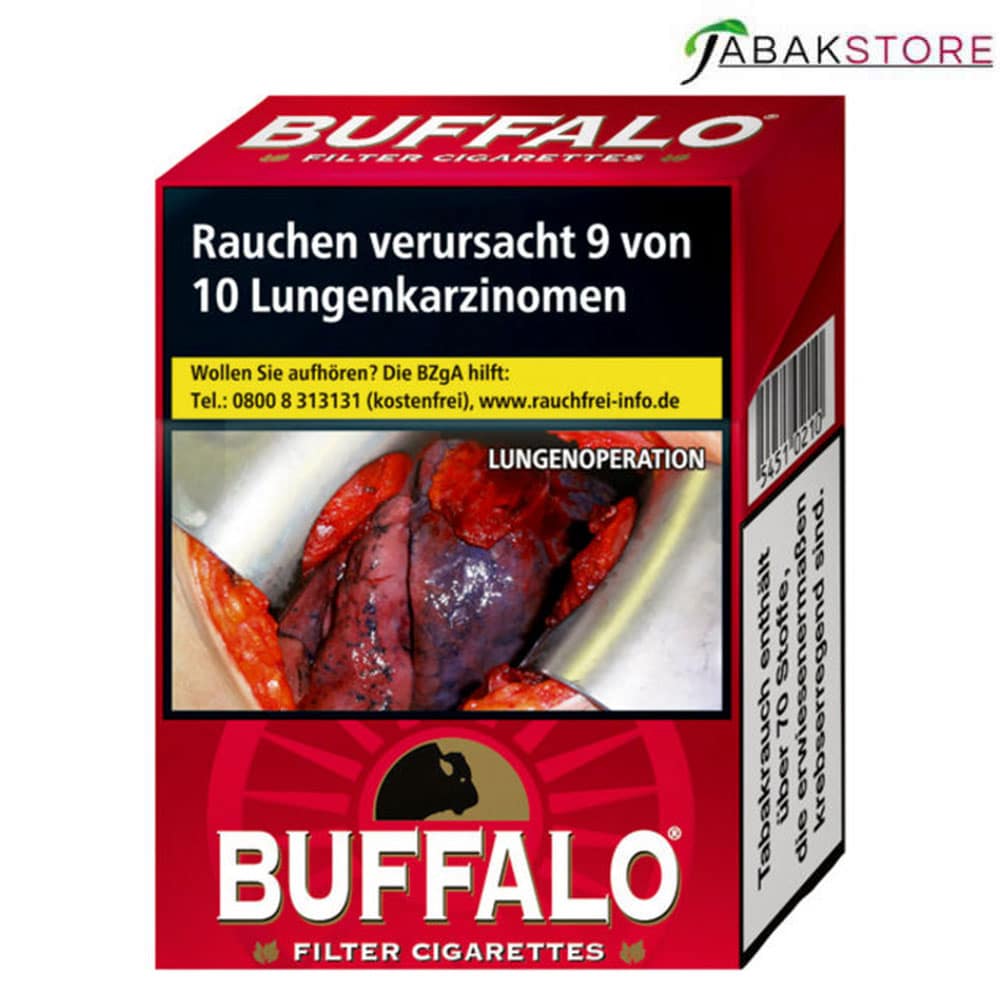 Buffalo Red 7,80 Euro | 28 Zigaretten