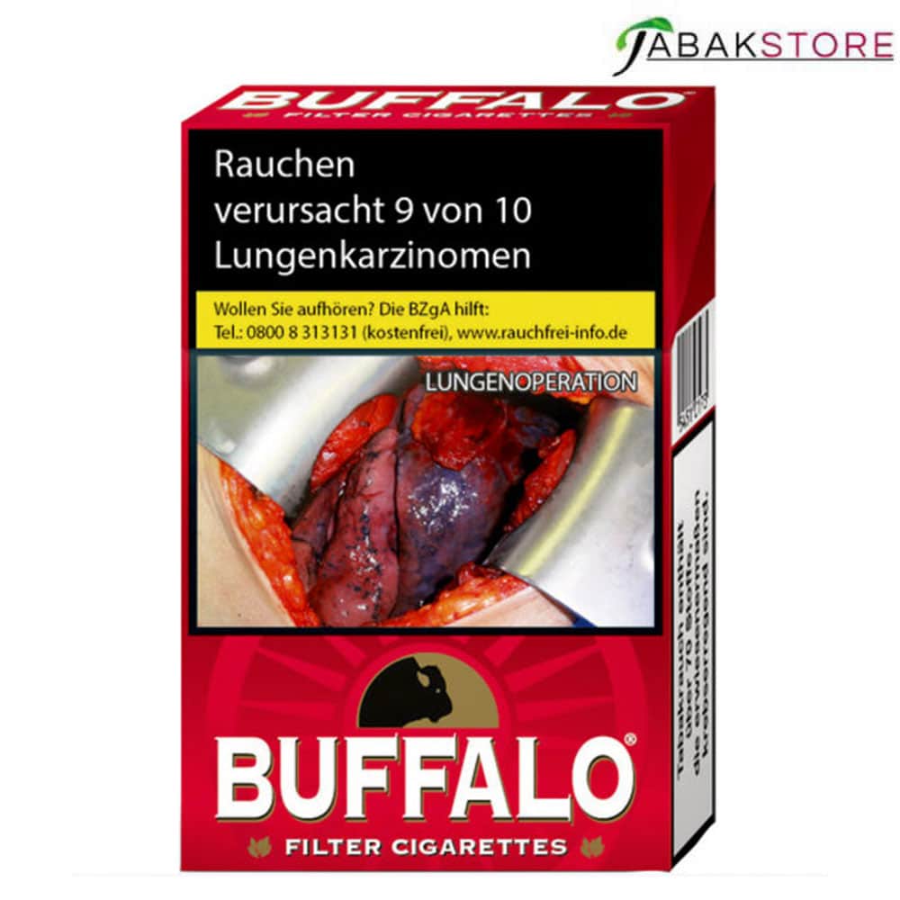 Buffalo Red 5,60 Euro | 20 Zigaretten