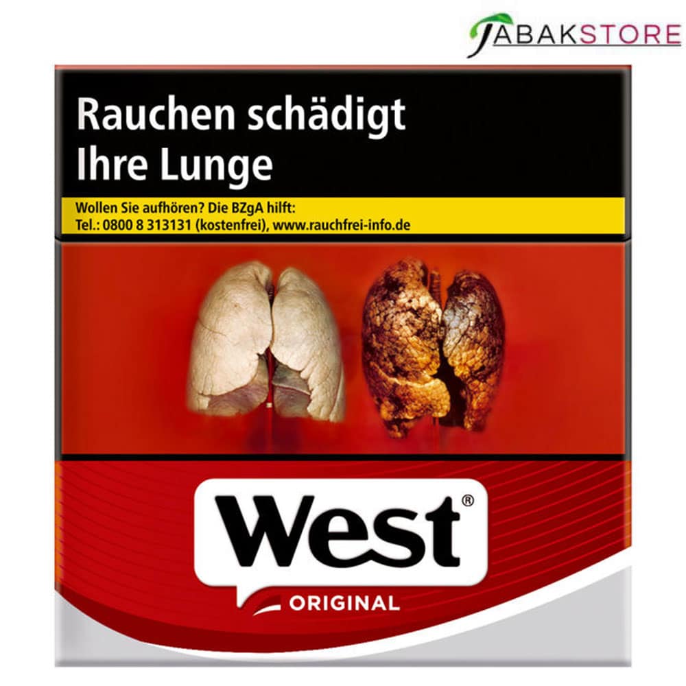 West Red 18,90 Euro | 56 Zigaretten