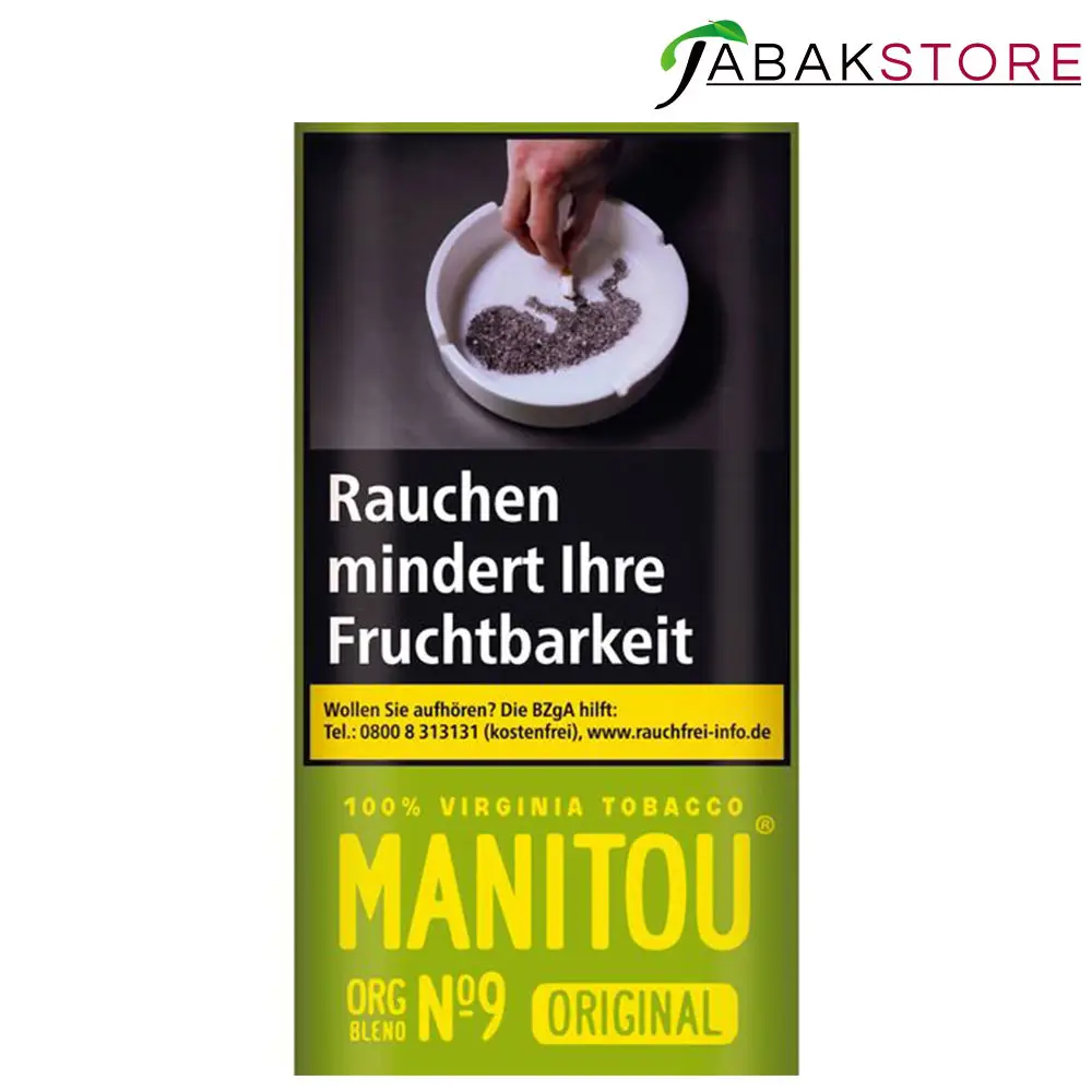 Manitou Green No. 9 Original 5,60 Euro | 30g Drehtabak