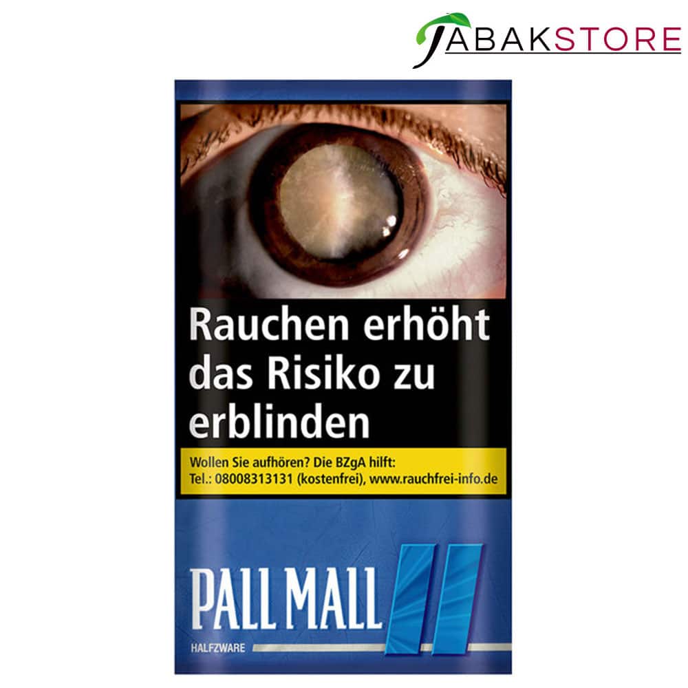Pall Mall Blau Drehtabak | Halfzware | 30g Päckchen | 6,20€