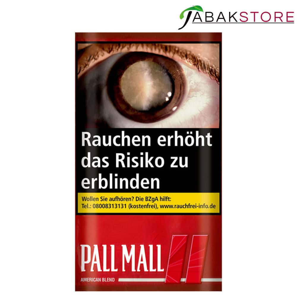 Pall Mall Rot Drehtabak | American Blend | 30g Päckchen | 6,20€
