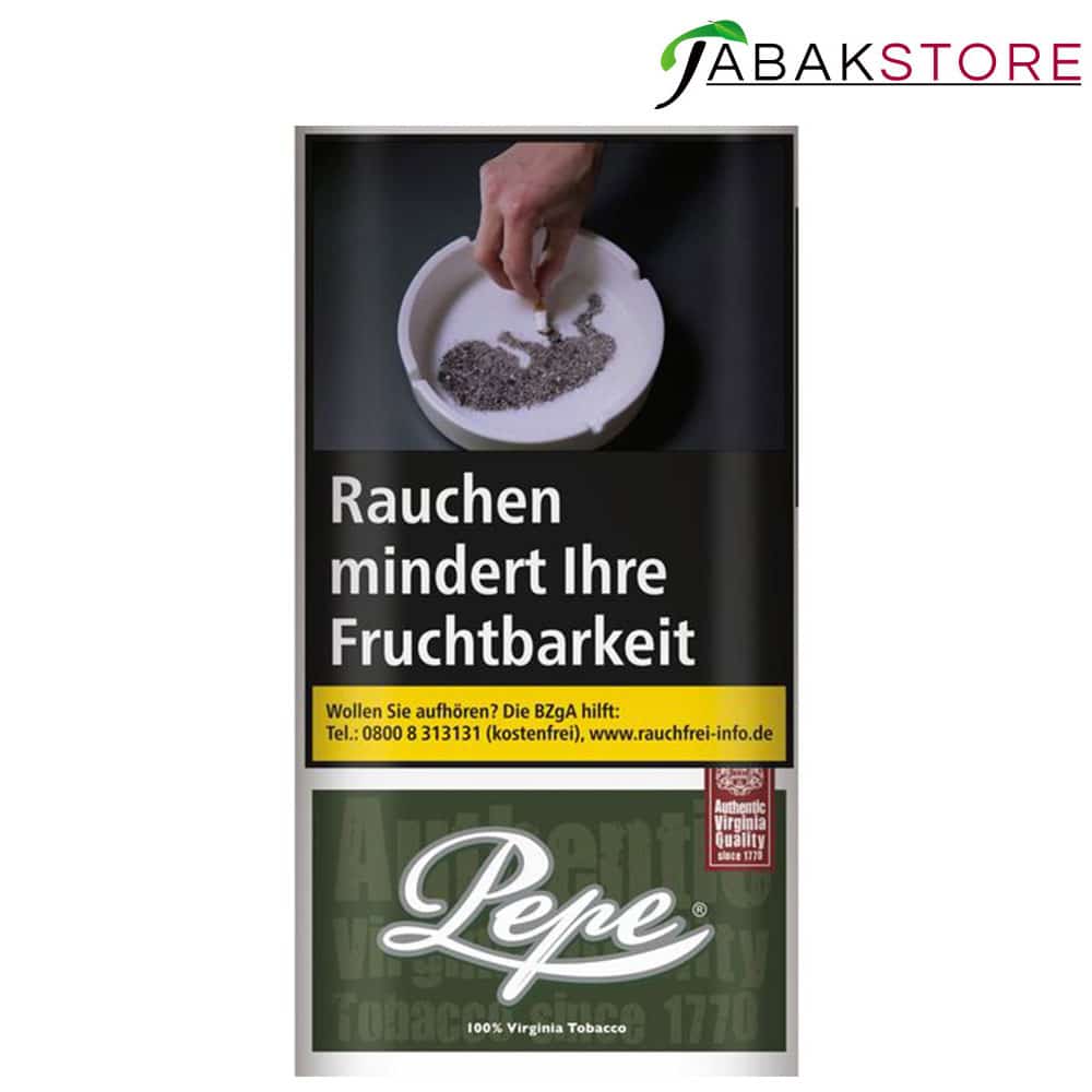 Pepe Dark Green Drehtabak | Feinschnitt 30g | 5,30€
