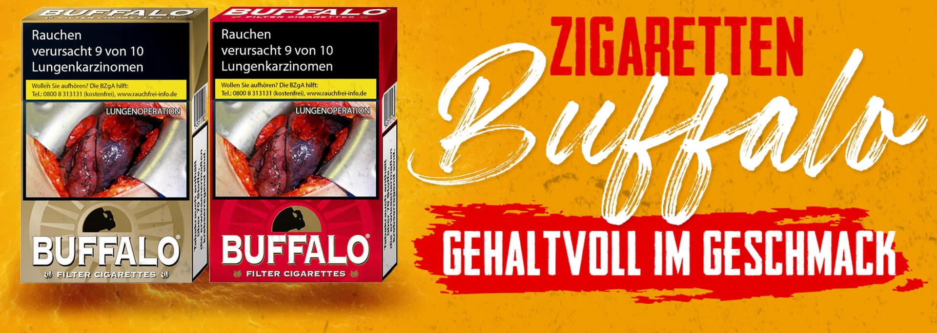 Buffalo Zigaretten | Alle Sorten & Größen | Online Kaufen Im Tabakstore