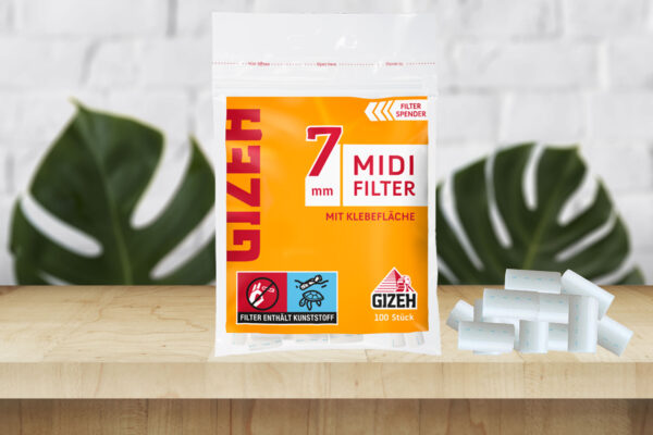 Gizeh Midi Filter 100 Zigarettenfilter 7mm